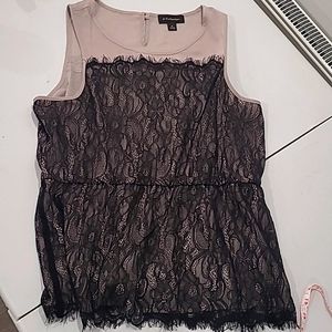 Item #31 XL Black Lace Top